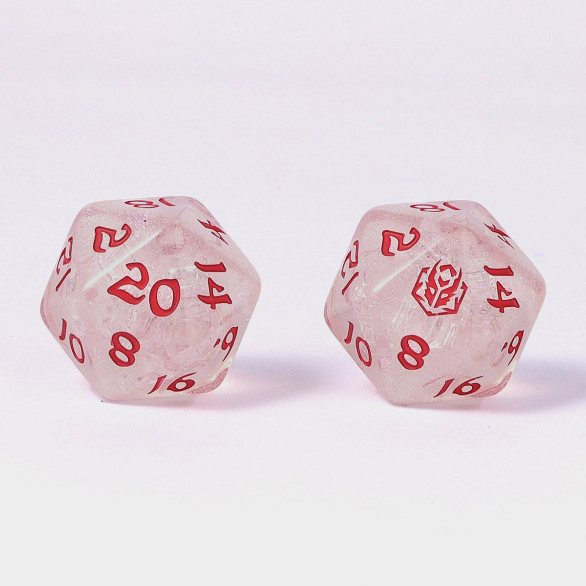 Wyrmforged Rollers - Rounded Edge 8 Piece Polyhedral Dice se
