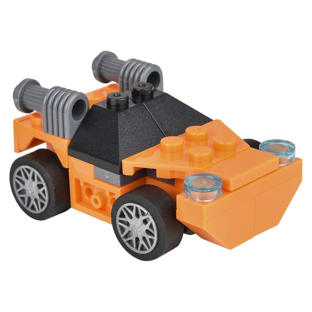 2.75" BUILDING BLOCK PULL BACK RACE CAR