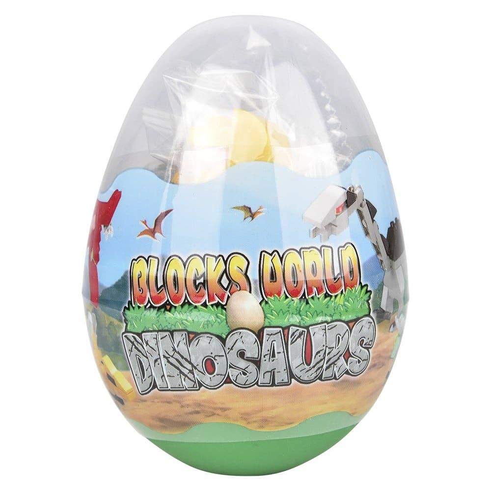 DINOSAUR BUILDING BLOCK EGG