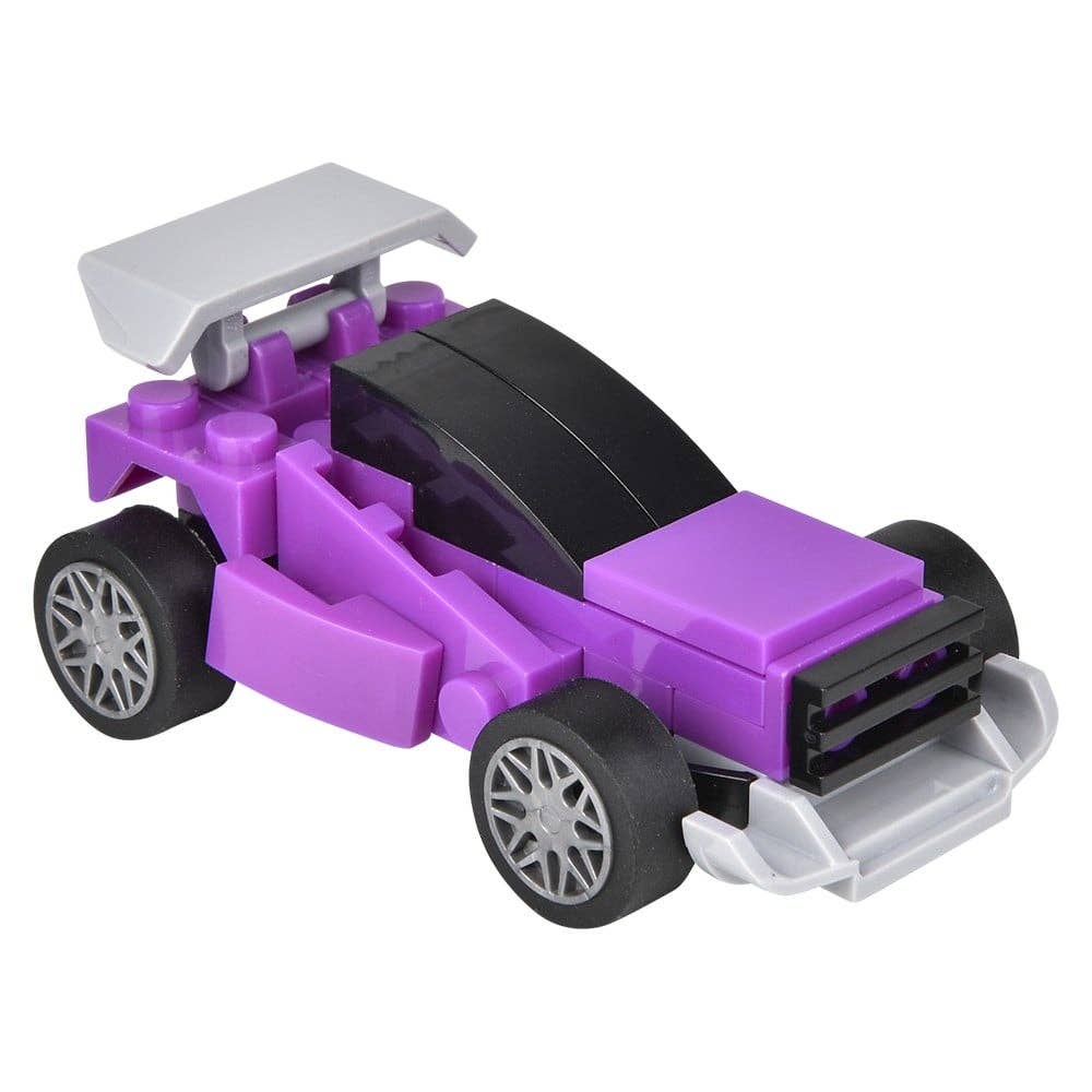 2.75" BUILDING BLOCK PULL BACK RACE CAR
