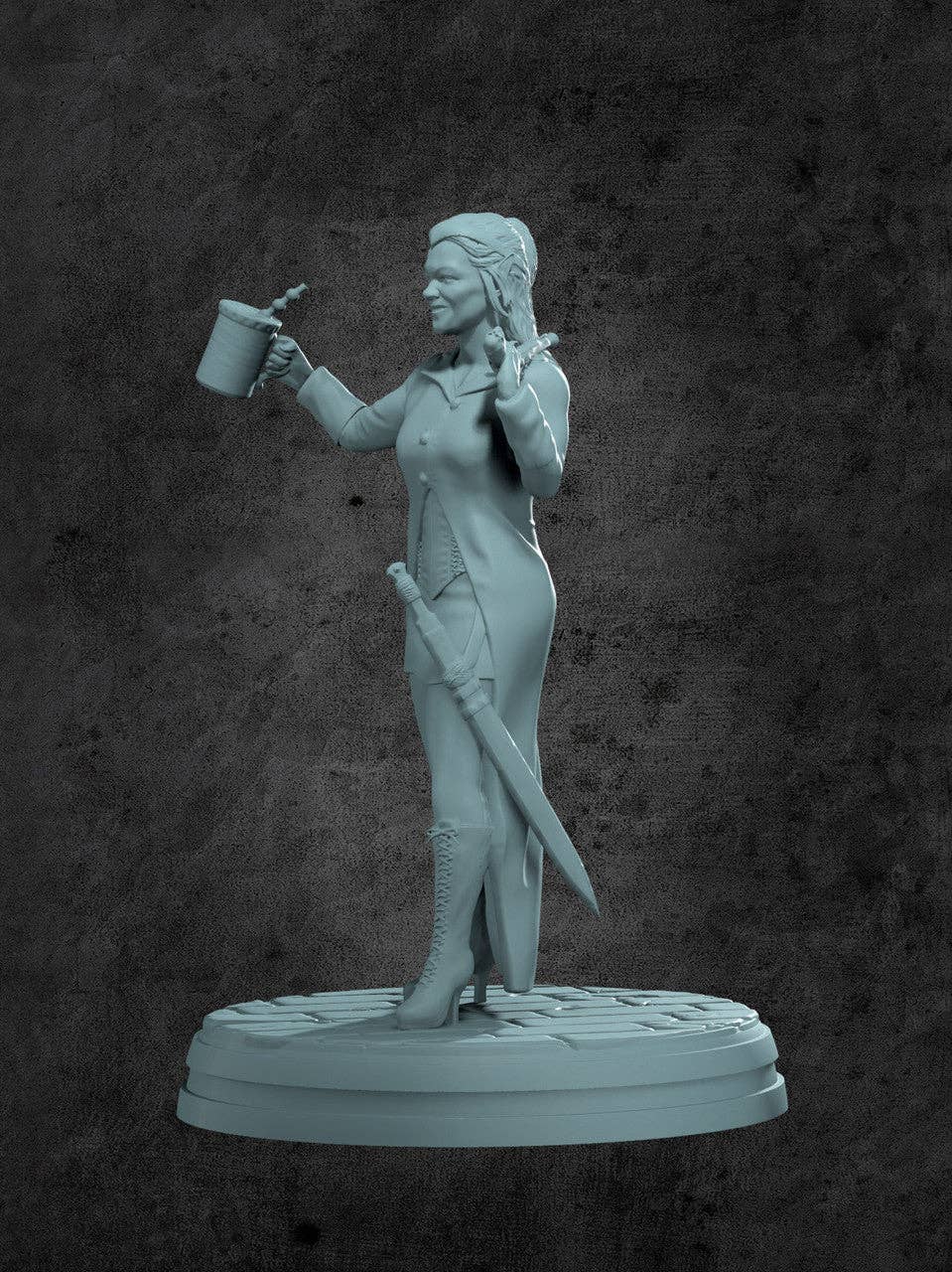1st Mate Topaz Miniature for Tabletop RPGs