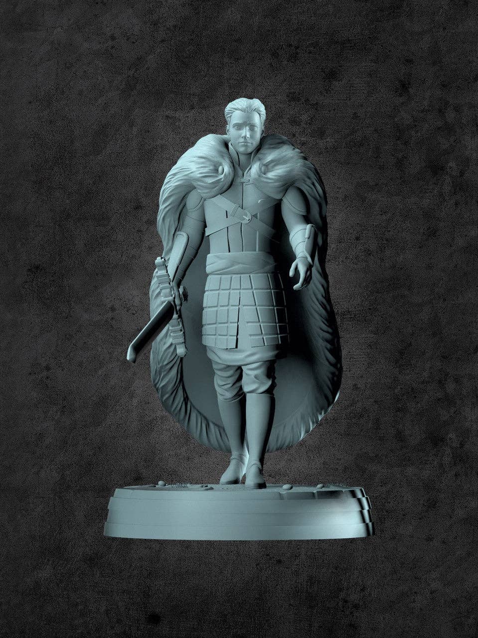 Brian the Fighter Miniature for Tabletop RPGs