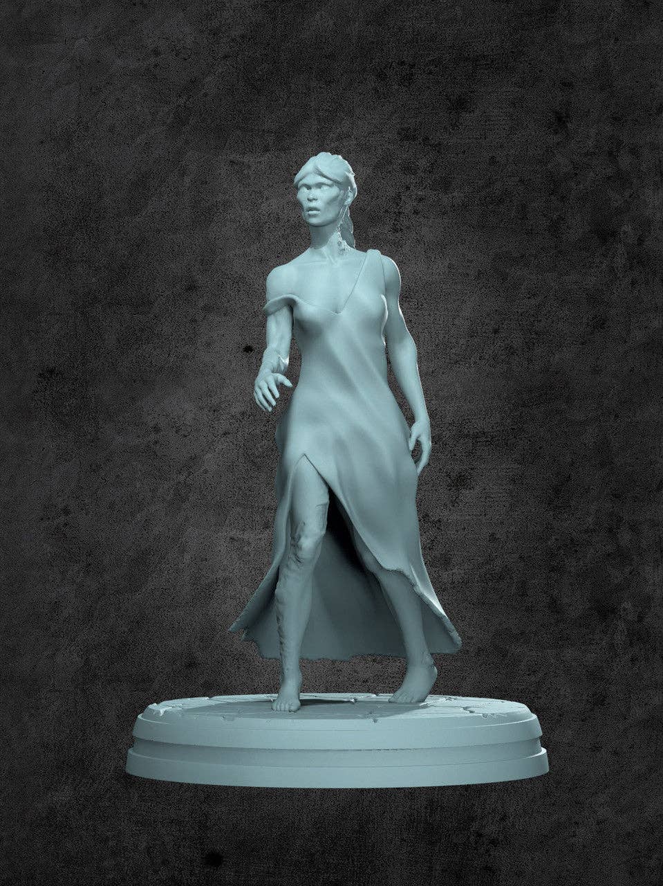 Misty (Zombie) Miniature for Tabletop RPGs
