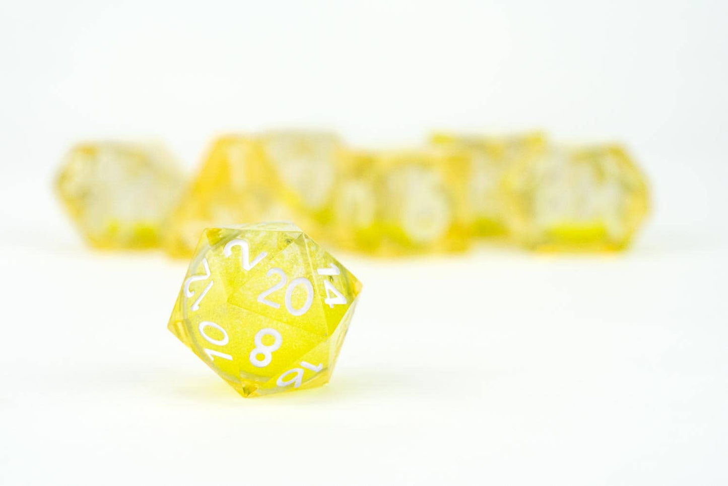Shadow Light Blacklight UV Reactive Liquid Core Dice