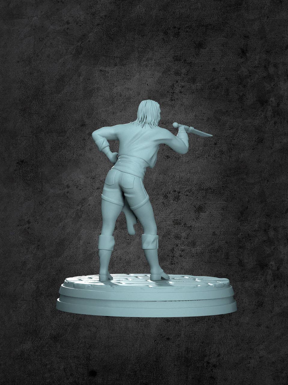 Evie (Shark-Bait) Miniature for Tabletop RPGs
