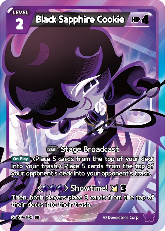 Black Sapphire Cookie - SR