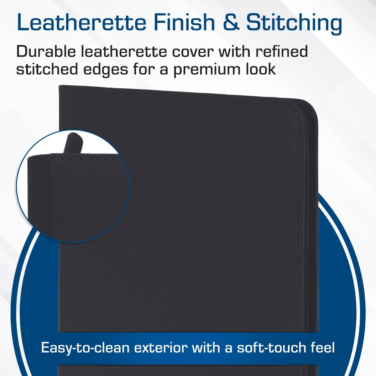 Z-Folio 9-Pocket Binder (Leather)