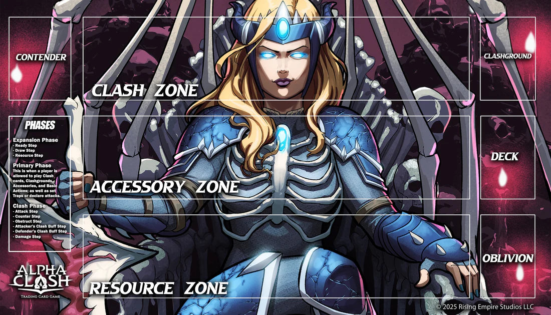 1-Player Playmat - Alpha Clash (Death)