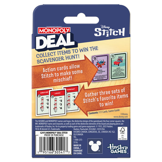 Monopoly Deal: Stitch