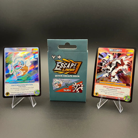 Escape Land CCG: Splash & Burn Quick Escape Starter Deck