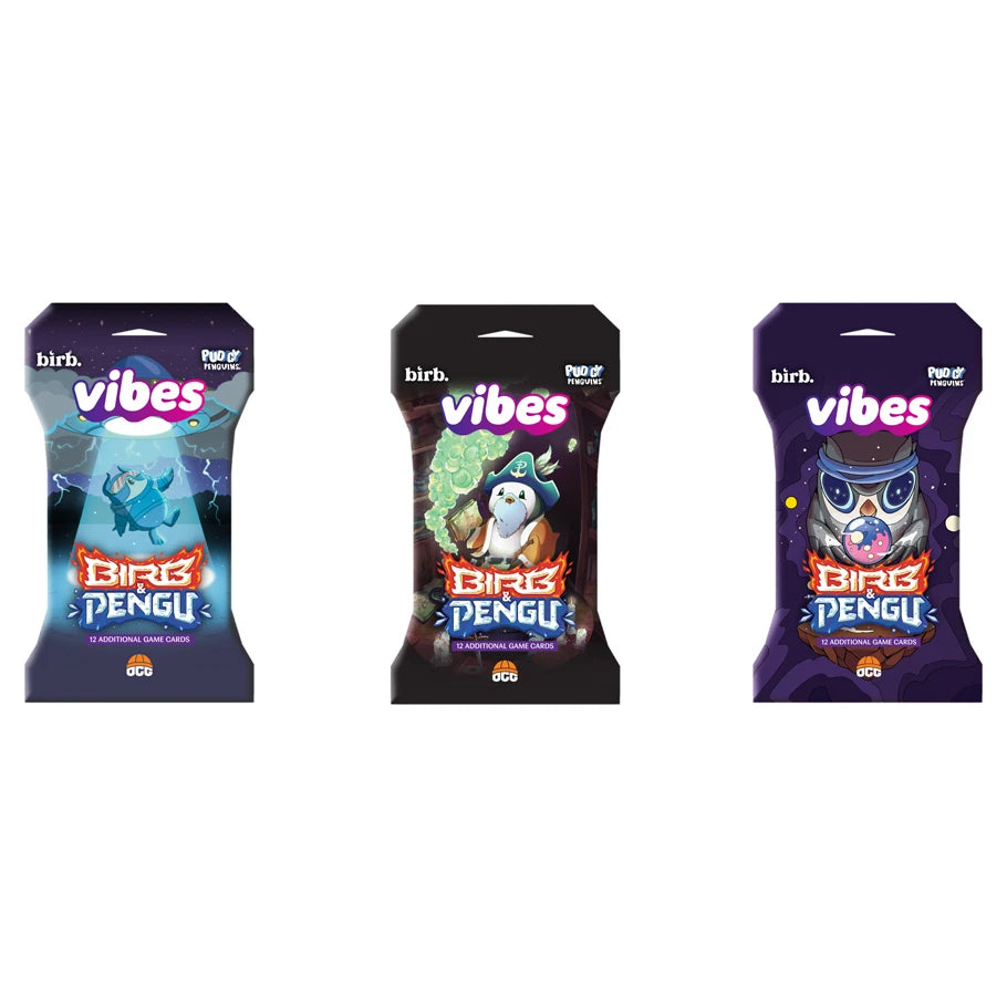 Vibes: Set 3: Birb & Pengu 1st Edition Blister Pack