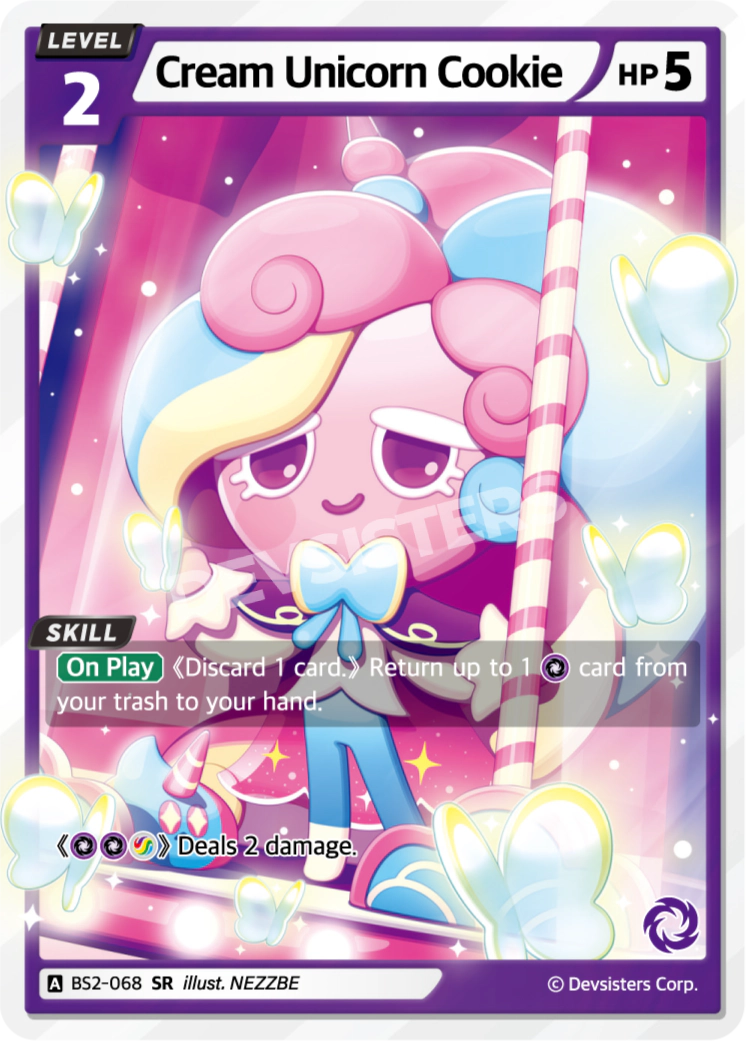Cream Unicorn Cookie - SR