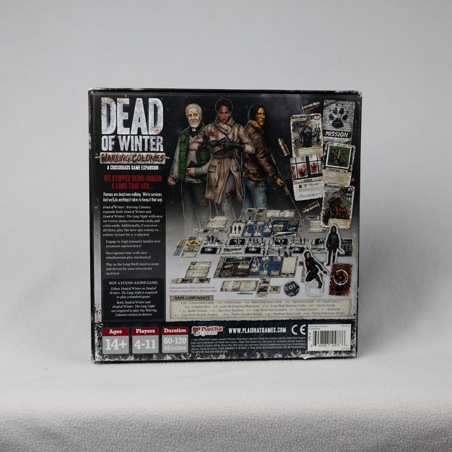 Dead of Winter: A Crossroads Game - Used (lightly played) + Warring Colonies and The Long Night