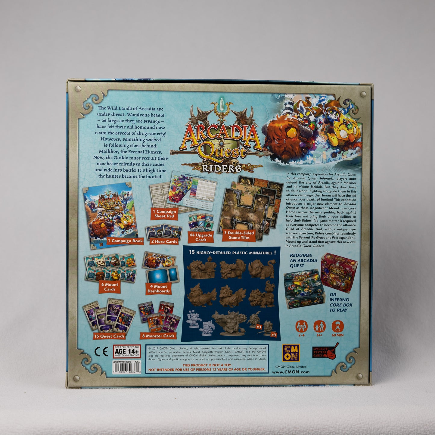 Arcadia Quest - Used (like new) +Riders and Showdown expansion