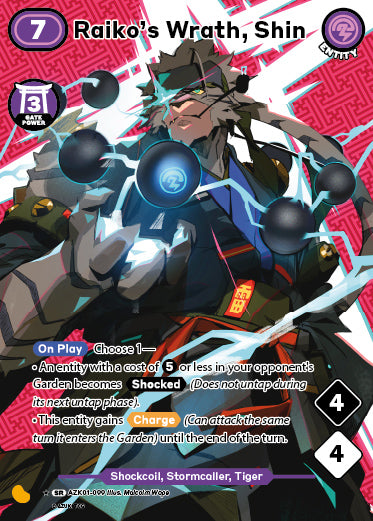 Raiko's Wrath, Shin - SR*