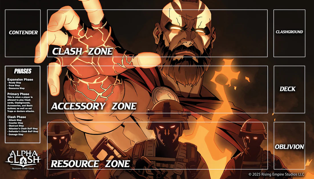1-Player Playmat - Alpha Clash (War)