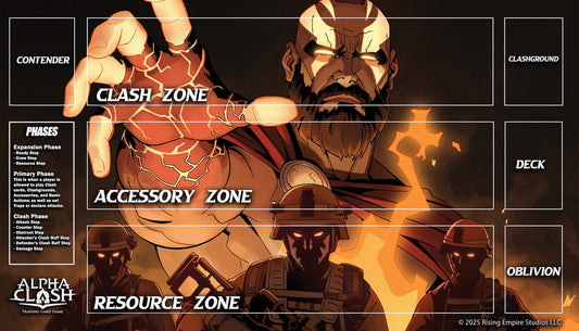 1-Player Playmat - Alpha Clash (War)