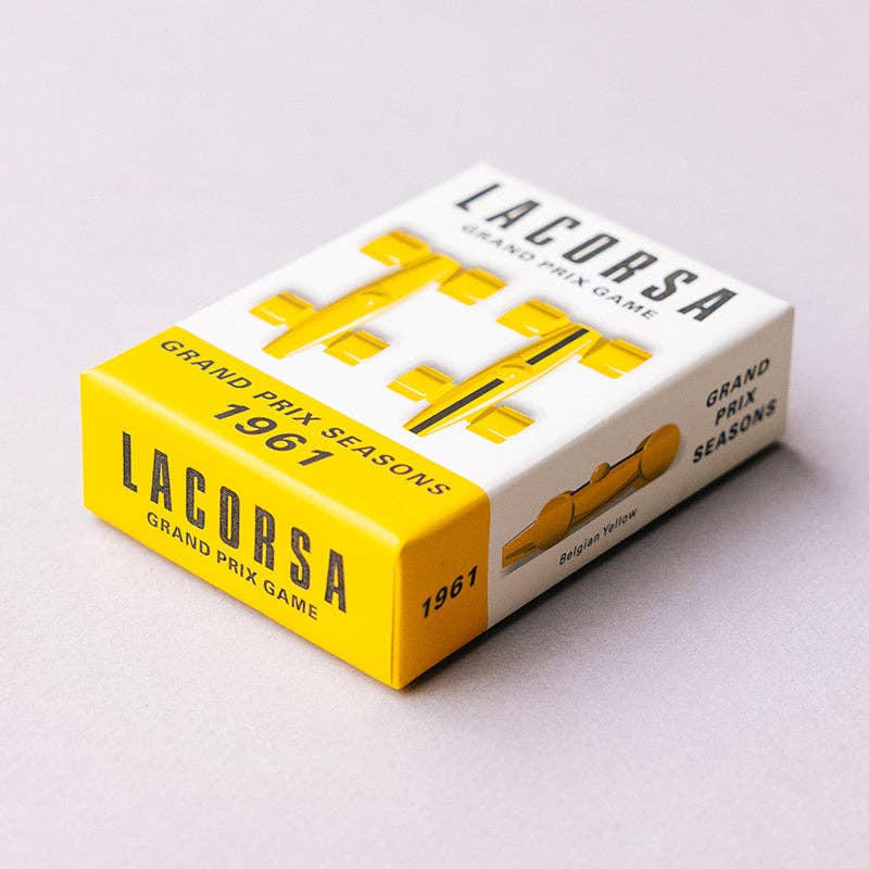 Lacorsa 1961 Racecar Set: Belgian Yellow