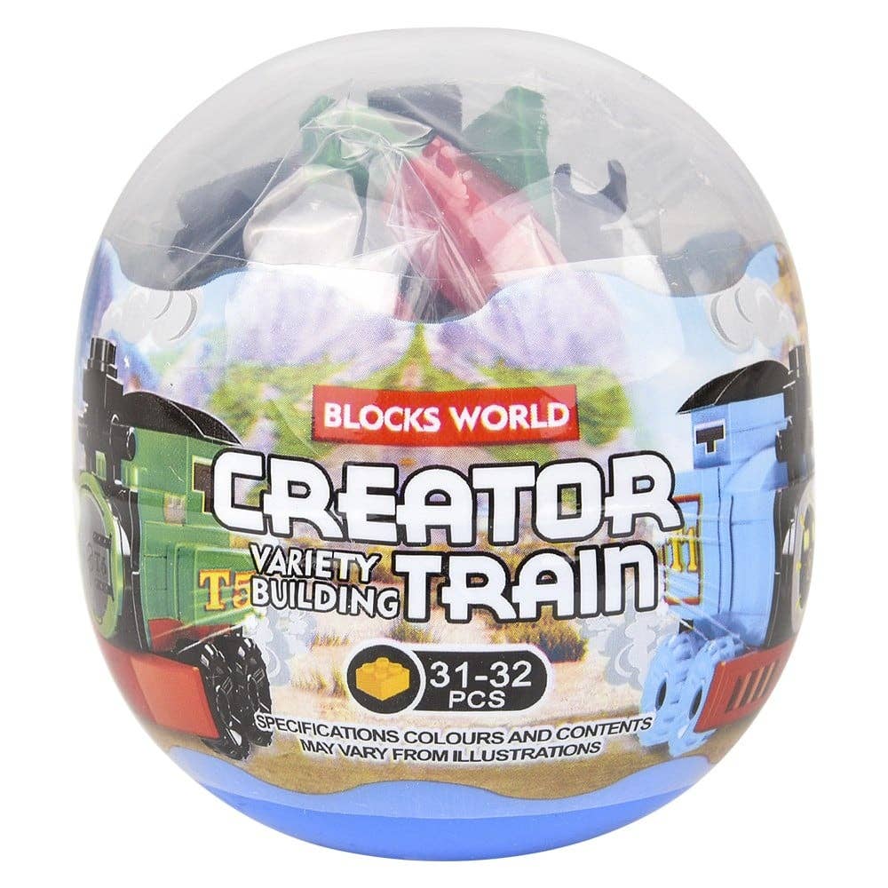 3" BUILDING BLOCK TRAIN
