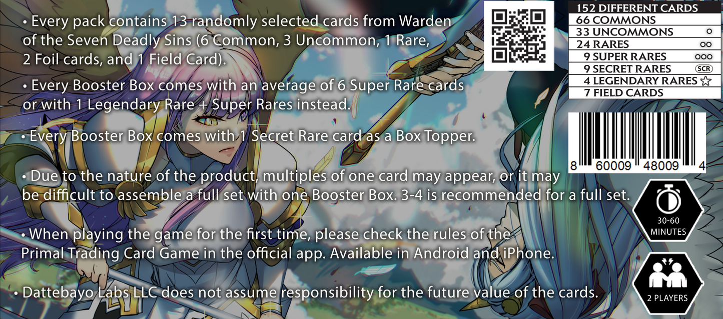 Primal TCG: Warden of the Seven Deadly Sins (Set 3)