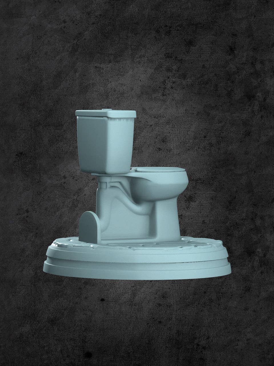 Hidden Mimic Bathroom Throne Miniature for Tabletop RPGs