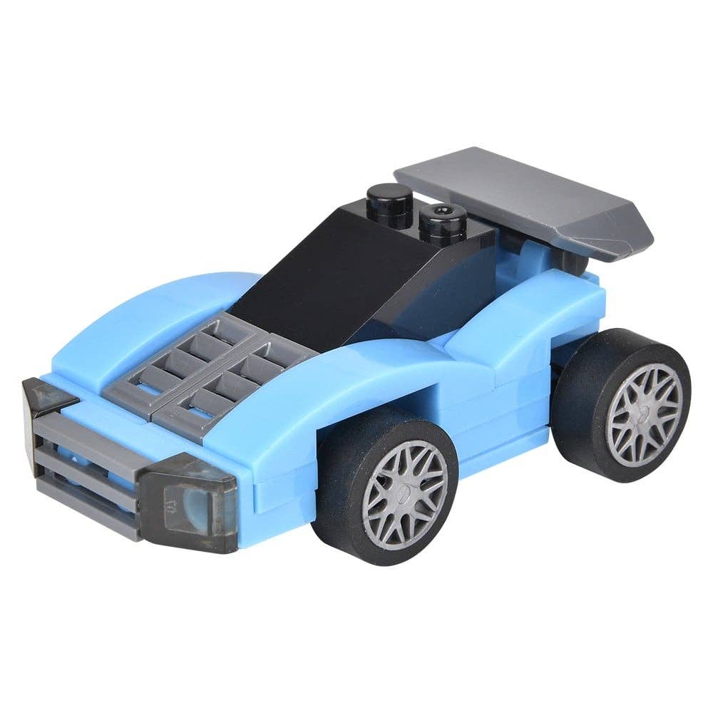 2.75" BUILDING BLOCK PULL BACK RACE CAR
