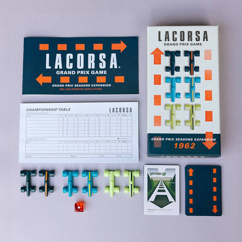 Lacorsa Grand Prix Racing Board Game Expansion: 1962