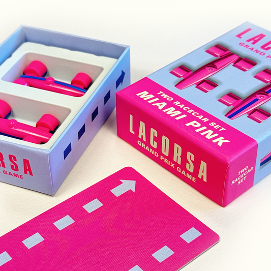 Lacorsa Racecar Set: Miami Pink