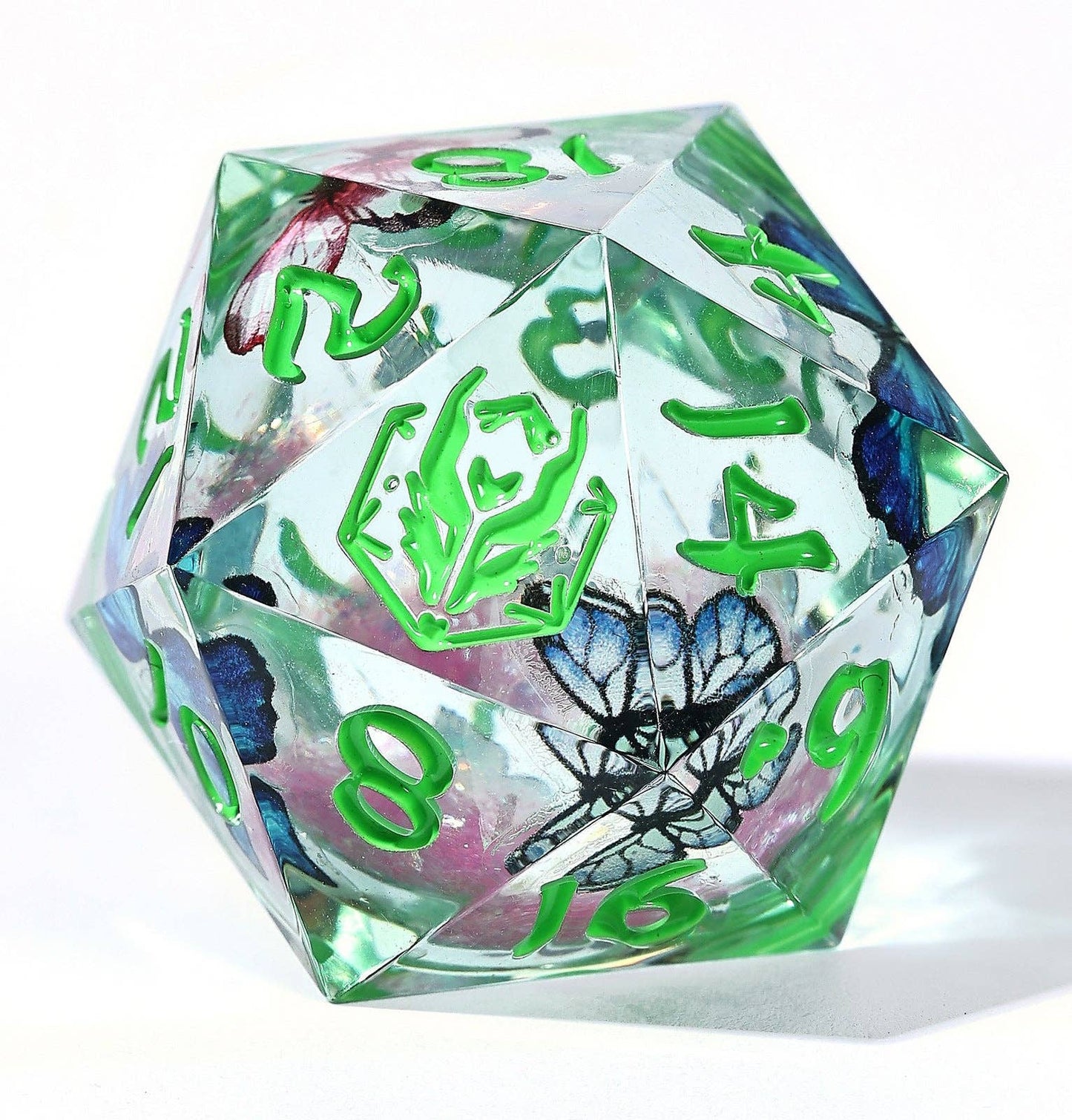 Captured Magic Sharp Edged Liquid Core Dice Set - Dream Wing