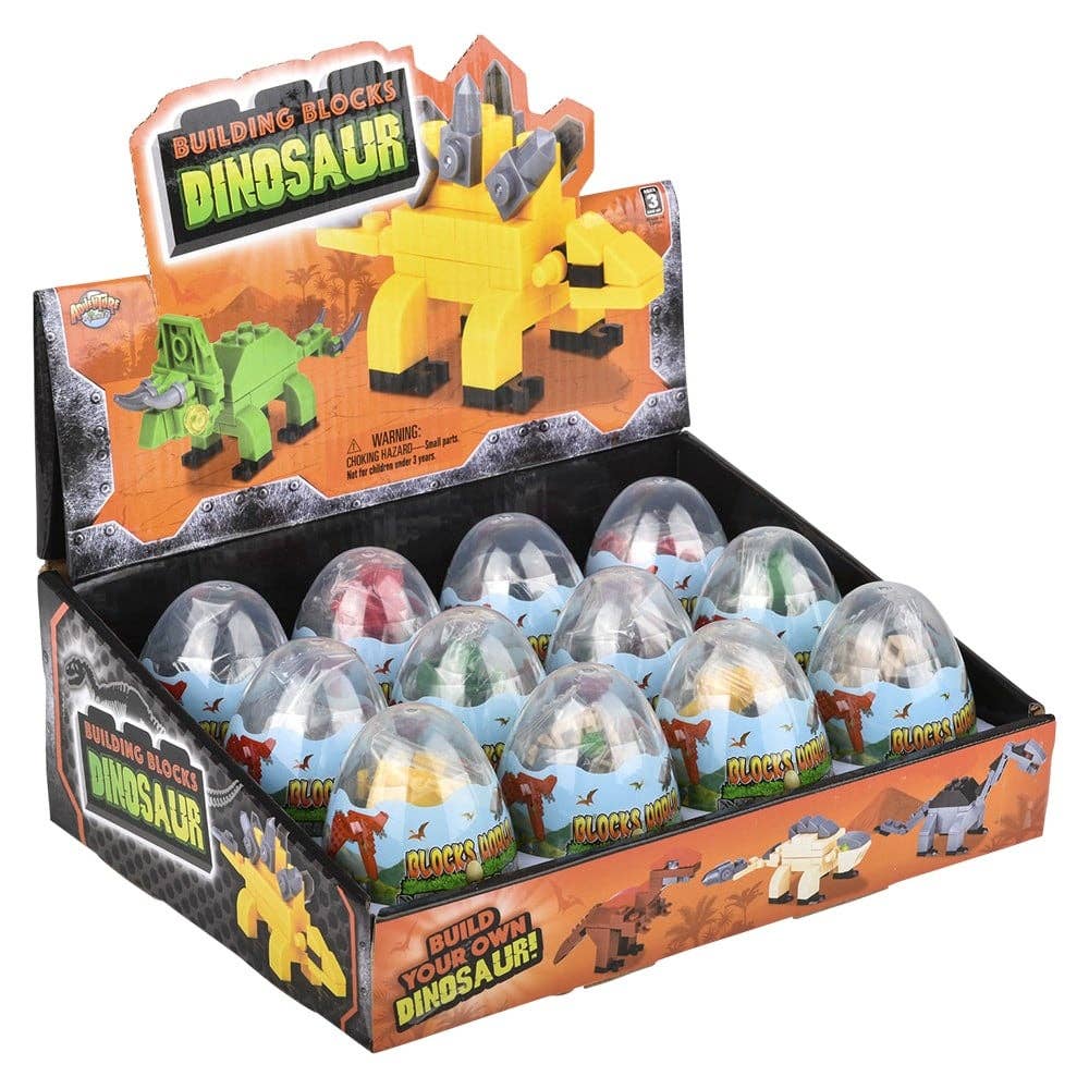 DINOSAUR BUILDING BLOCK EGG