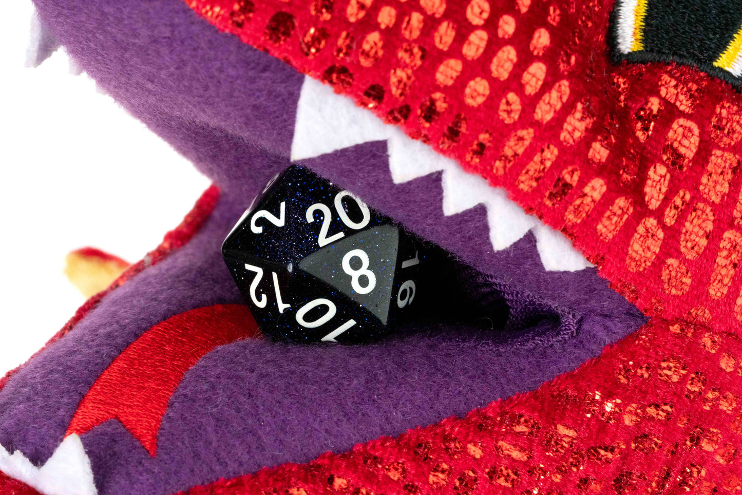 Dragon Plush Dice Bag: Red