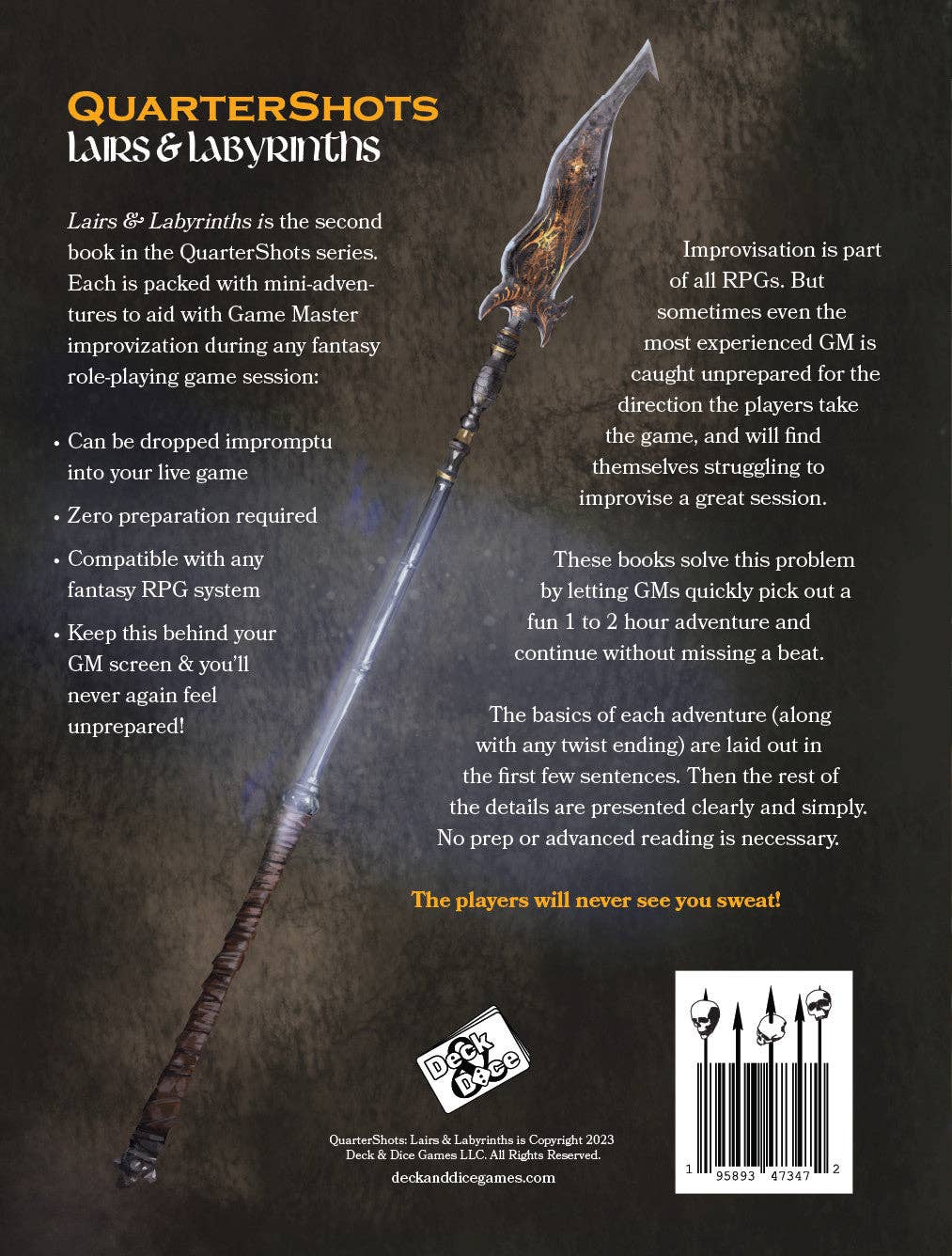 Quartershots: Lairs & Labyrinths