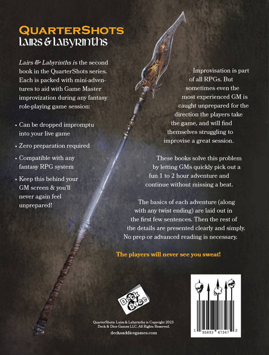 Quartershots: Lairs & Labyrinths