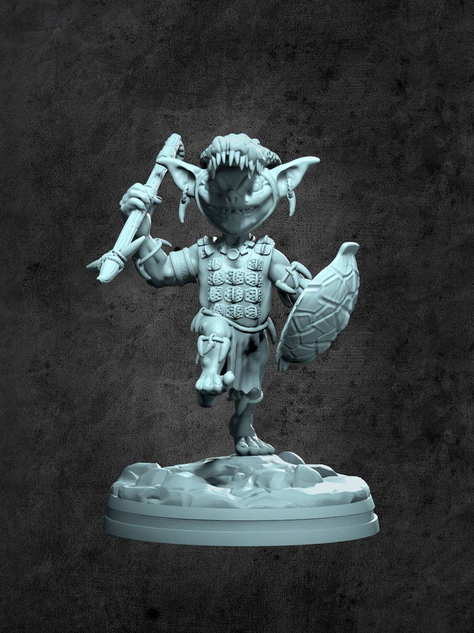 Goblin Crocodile Hunter Miniature for Tabletop RPGs