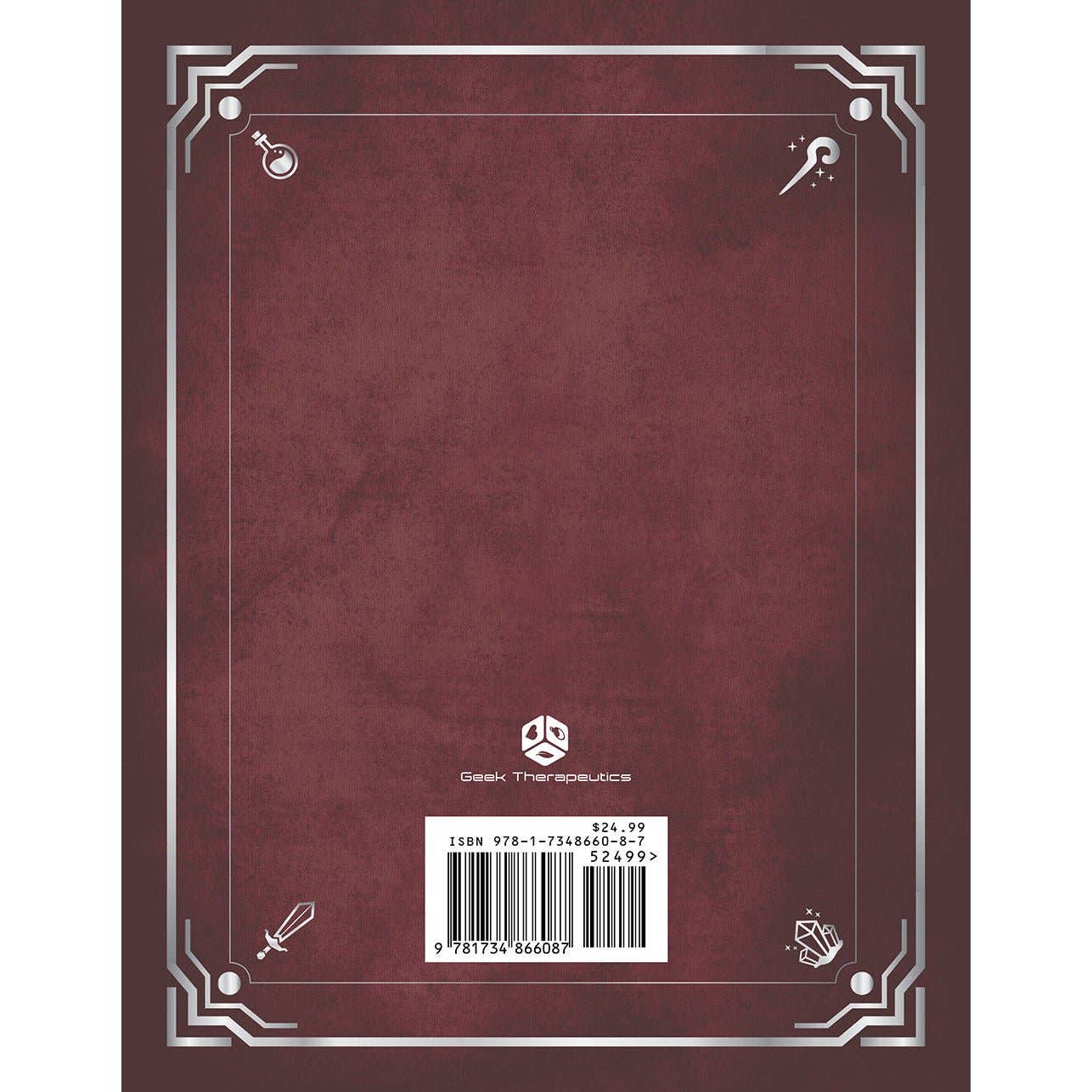 The Game Master's Dungeon Journal (Garnet Red)