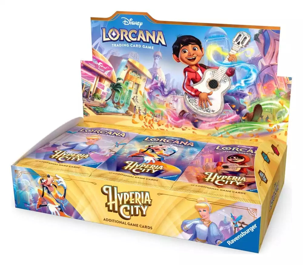 Disney Lorcana Hyperia City booster display box