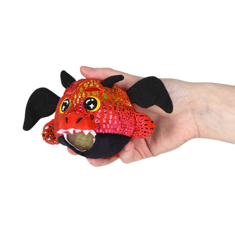 3" Dragon Squeezy Bead plush