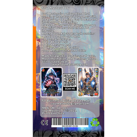 Soul Masters TCG: Starter Deck- Athena-Chibi, 1st Edition