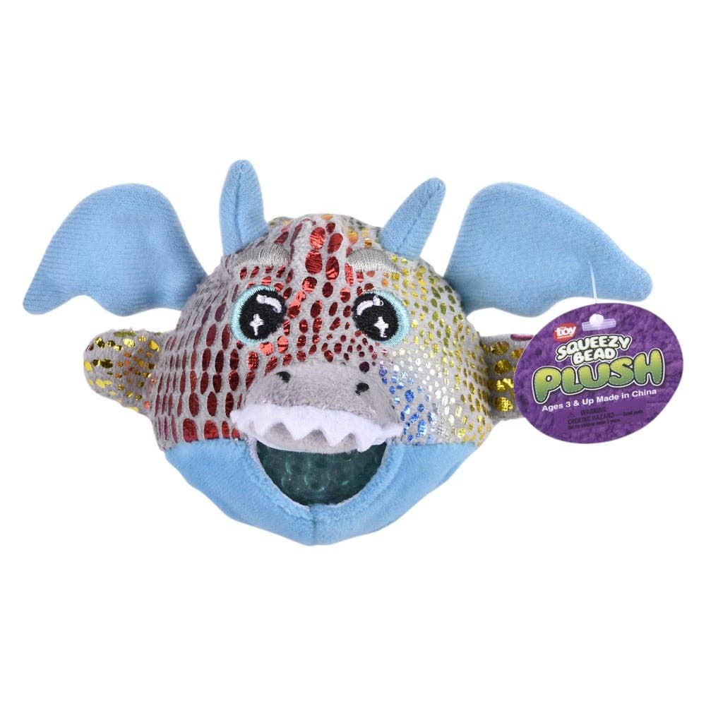 3" Dragon Squeezy Bead plush