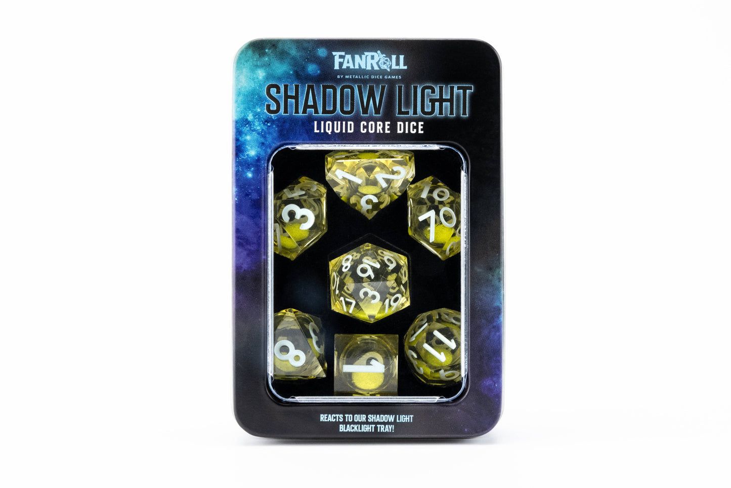 Shadow Light Blacklight UV Reactive Liquid Core Dice