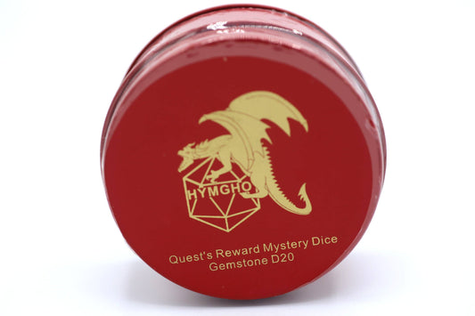 Quest's Reward Mystery Dice - Gemstone D20s