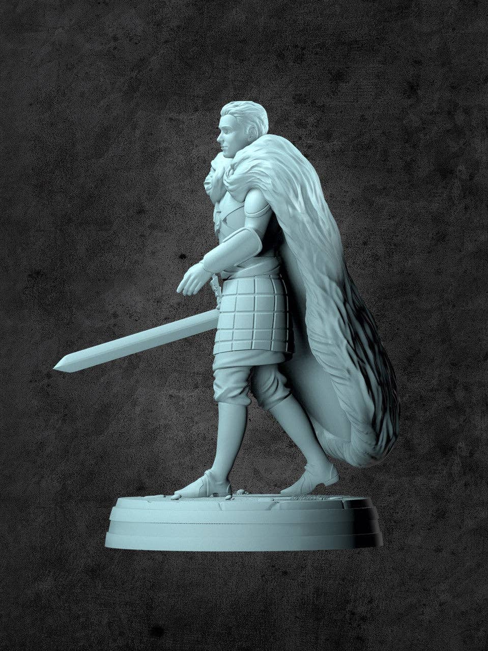 Brian the Fighter Miniature for Tabletop RPGs