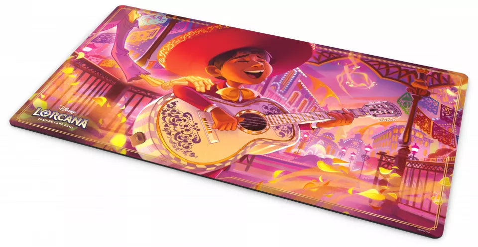 Disney Lorcana Hyperia City Miguel playmat